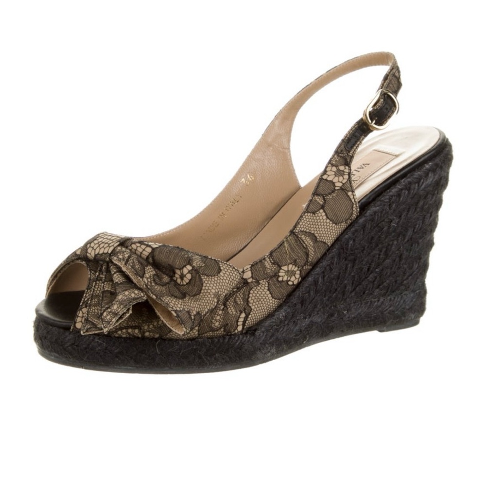 Valentino lace wedge 6